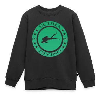 Scuba Diving tauchen - Kinder Premium Organic Sweatshirt - Schwarz - Vorne - AI Model Kid Female (0cm)