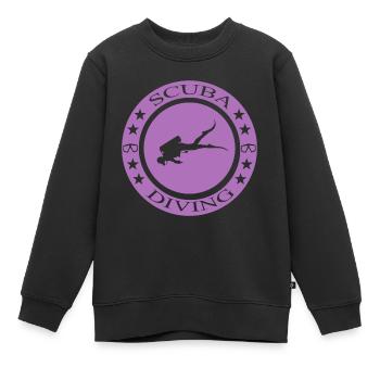 Scuba Diving - Kinder Premium Organic Sweatshirt - Schwarz - Vorne - AI Model Kid Female (0cm)