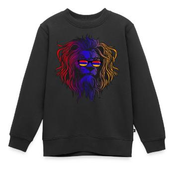 Arménie - Sweat Premium enfant bio - noir - Devant - AI Model Kid Female (0cm)