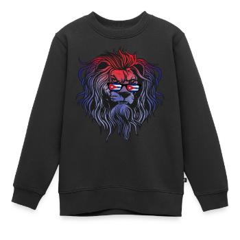 Kuba - Kinder Premium Organic Sweatshirt - Schwarz - Vorne - AI Model Kid Female (0cm)