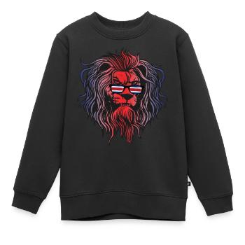 Costa Rica - Kinder Premium Organic Sweatshirt - Schwarz - Vorne - AI Model Kid Female (0cm)