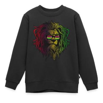Mauritanie - Sweat Premium enfant bio - noir - Devant - AI Model Kid Female (0cm)