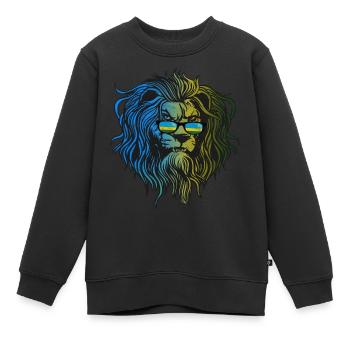 Ruanda - Kinder Premium Organic Sweatshirt - Schwarz - Vorne - AI Model Kid Female (0cm)
