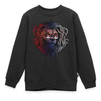 Serbien - Kinder Premium Organic Sweatshirt - Schwarz - Vorne - AI Model Kid Female (0cm)