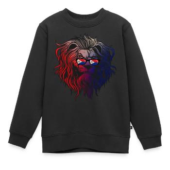 Sint Maarten - Kinder Premium Organic Sweatshirt - Schwarz - Vorne - AI Model Kid Female (0cm)
