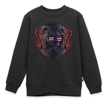 Thailand - Kinder Premium Organic Sweatshirt - Schwarz - Vorne - AI Model Kid Female (0cm)