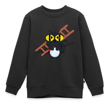 GUTER MOMENT - Kinder Premium Organic Sweatshirt - Schwarz - Vorne - AI Model Kid Female (0cm)