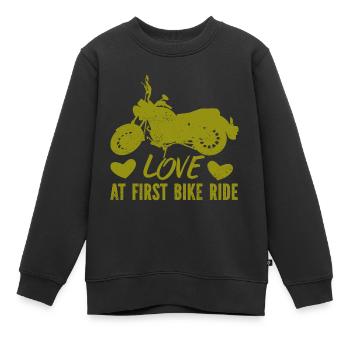 Motorrad Motocross Bike Racing Motorsport - Kinder Premium Organic Sweatshirt - Schwarz - Vorne - AI Model Kid Female (0cm)