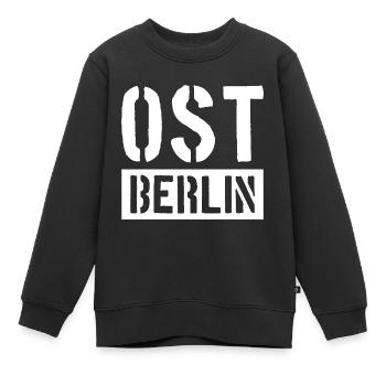OSTBERLIN BER OST BERLIN - Kinder Premium Organic Sweatshirt - Schwarz - Vorne - AI Model Kid Female (0cm)