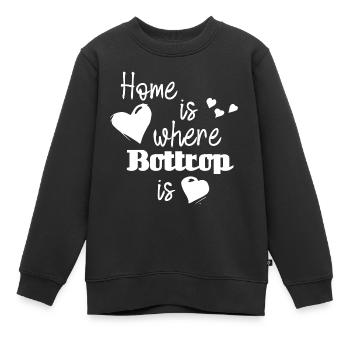 Zuhause in Bottrop - Home is where Bottrop is - Kinder Premium Organic Sweatshirt - Schwarz - Vorne - AI Model Kid Female (0cm)