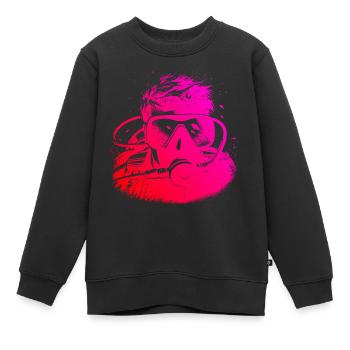 Scuba Taucher Scuba Diver Scuba Tauchen - Kinder Premium Organic Sweatshirt - Schwarz - Vorne - AI Model Kid Female (0cm)