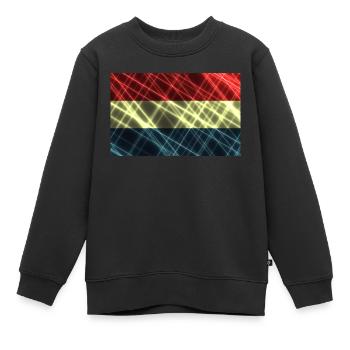 Niederlande - Kinder Premium Organic Sweatshirt - Schwarz - Vorne - AI Model Kid Female (0cm)