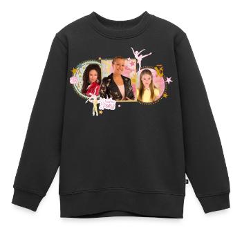 Find me in Paris Ballerinas - Kinder Premium Organic Sweatshirt - Schwarz - Vorne - AI Model Kid Female (0cm)