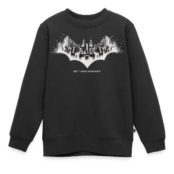 Batman 80 Jahre Gotham - Kinder Premium Organic Sweatshirt - Schwarz - Vorne - AI Model Kid Female (0cm)