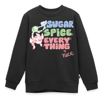 Les Supers Nanas Spice Everything Nice Citation - Sweat Premium enfant bio - noir - Devant - AI Model Kid Female (0cm)