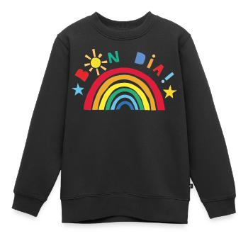 Bon Dia! - Sweat Premium enfant bio - noir - Devant - AI Model Kid Female (0cm)