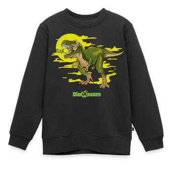 Schleich Dinosaurs Tyrannosaurus Rex Roar - Sweat Premium enfant bio - noir - Devant - AI Model Kid Female (0cm)