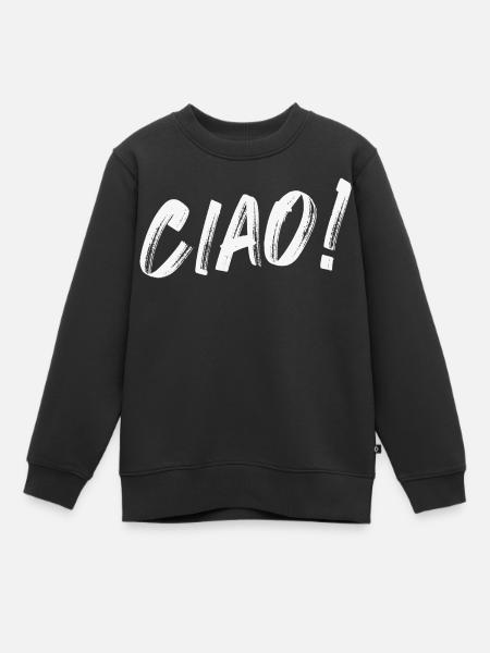 ciao - Kinder Premium Organic Sweatshirt - Schwarz