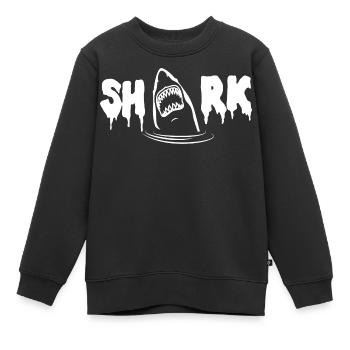 SHARK - Sweat Premium enfant bio - noir - Devant - AI Model Kid Female (0cm)