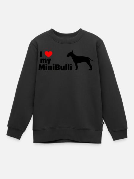 I Love My MiniBulli - Sweat Premium enfant bio - noir