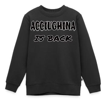 Allegri Juve return shirt - Kids Premium Organic Sweatshirt - black - Front - AI Model Kid Female (0cm)