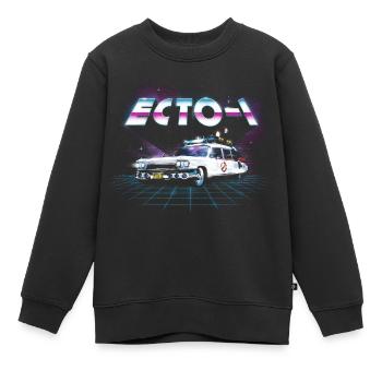 Ghostbusters ECTO-1 Neon - Kinder Premium Organic Sweatshirt - Schwarz - Vorne - AI Model Kid Female (0cm)