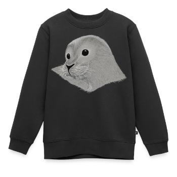 Robben Kleenes - Kinder Premium Organic Sweatshirt - Schwarz - Vorne - AI Model Kid Female (0cm)
