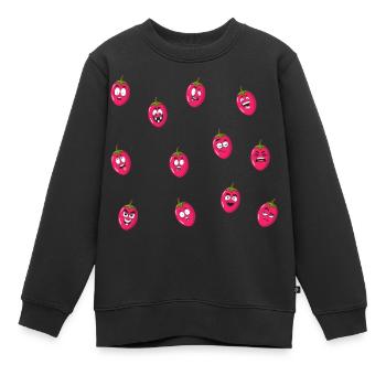 Tamarillo - Kids Premium Organic Sweatshirt - black - Front - AI Model Kid Female (0cm)