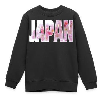 Japan - Kinder Premium Organic Sweatshirt - Schwarz - Vorne - AI Model Kid Female (0cm)