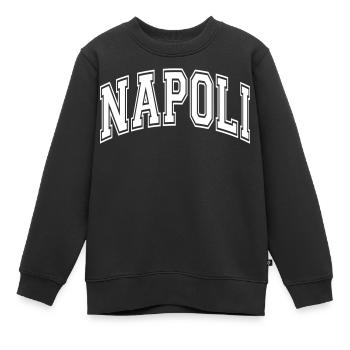 Neapel - Kinder Premium Organic Sweatshirt - Schwarz - Vorne - AI Model Kid Female (0cm)