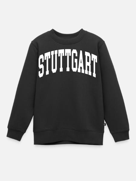Stuttgart - Kinder Premium Organic Sweatshirt - Schwarz
