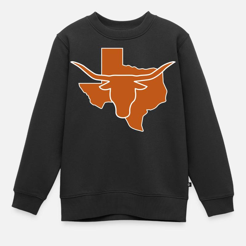 Texas - Sweat Premium enfant bio - noir