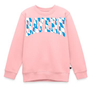 Bayern - Kinder Premium Organic Sweatshirt - Rosa - Vorne - AI Model Kid Female (0cm)