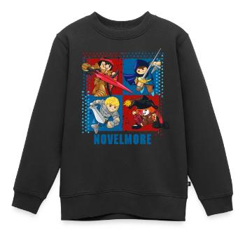 Playmobil Novelmore - Burnham Raiders Et Chevalier - Sweat Premium enfant bio - noir - Devant - AI Model Kid Female (0cm)