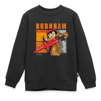Playmobil Novelmore Charakter Brody - Kinder Premium Organic Sweatshirt - Schwarz - Vorne - AI Model Kid Female (0cm)