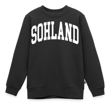 Sohland - Kinder Premium Organic Sweatshirt - Schwarz - Vorne - AI Model Kid Female (0cm)