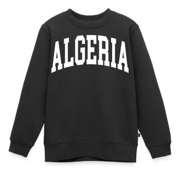 Algerien - Kinder Premium Organic Sweatshirt - Schwarz - Vorne - AI Model Kid Female (0cm)