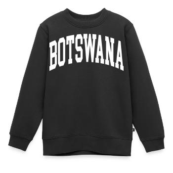 Botswana - Kinder Premium Organic Sweatshirt - Schwarz - Vorne - AI Model Kid Female (0cm)