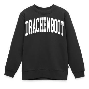 Bateau-dragon - Sweat Premium enfant bio - noir - Devant - AI Model Kid Female (0cm)