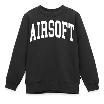 Airsoft - Kinder Premium Organic Sweatshirt - Schwarz - Vorne - AI Model Kid Female (0cm)