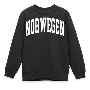 Norwegen - Kinder Premium Organic Sweatshirt - Schwarz - Vorne - AI Model Kid Female (0cm)