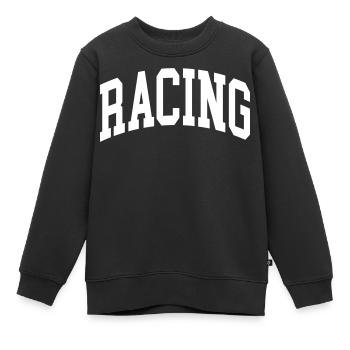 Racing - Kinder Premium Organic Sweatshirt - Schwarz - Vorne - AI Model Kid Female (0cm)