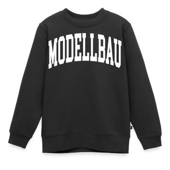 Modellbau - Kinder Premium Organic Sweatshirt - Schwarz - Vorne - AI Model Kid Female (0cm)