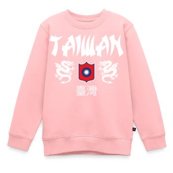 Taiwan - Sweat Premium enfant bio - rose - Devant - AI Model Kid Female (0cm)