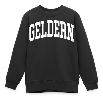 Geldern - Kinder Premium Organic Sweatshirt - Schwarz - Vorne - AI Model Kid Female (0cm)