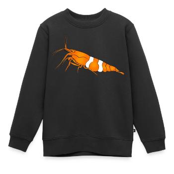 Garnele, shrimp Neocaridina davidi, Aquarium - Kinder Premium Organic Sweatshirt - Schwarz - Vorne - AI Model Kid Female (0cm)