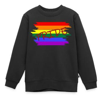 Pride - Kinder Premium Organic Sweatshirt - Schwarz - Vorne - AI Model Kid Female (0cm)