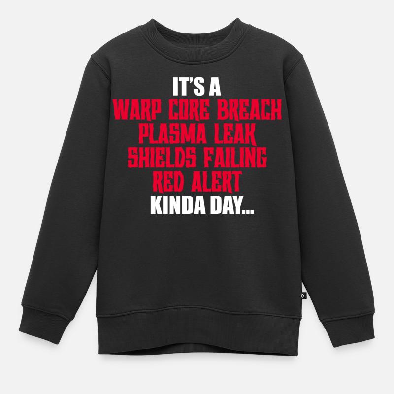 Kinda Day - Kids Premium Organic Sweatshirt - black