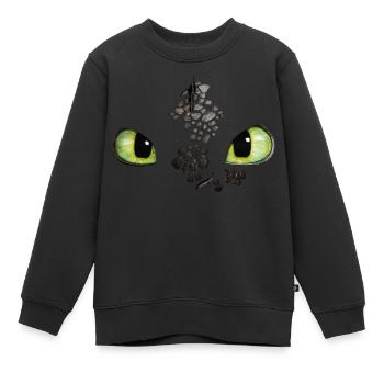 Drachenzähmen Leicht Gemacht Ohnezahn Kostüm - Kinder Premium Organic Sweatshirt - Schwarz - Vorne - AI Model Kid Female (0cm)