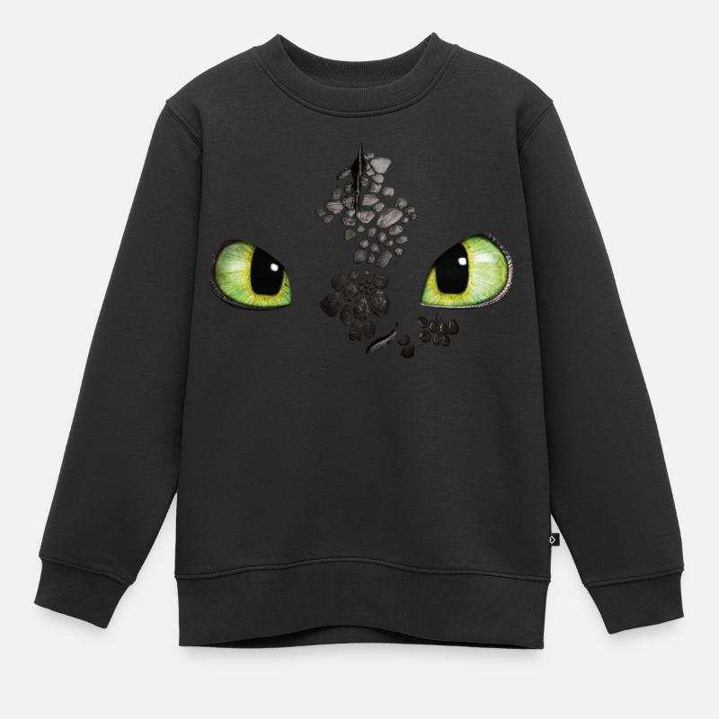 How To Train Your Dragon Toothless Costume Design - Kids Premium Organic Sweatshirt - black